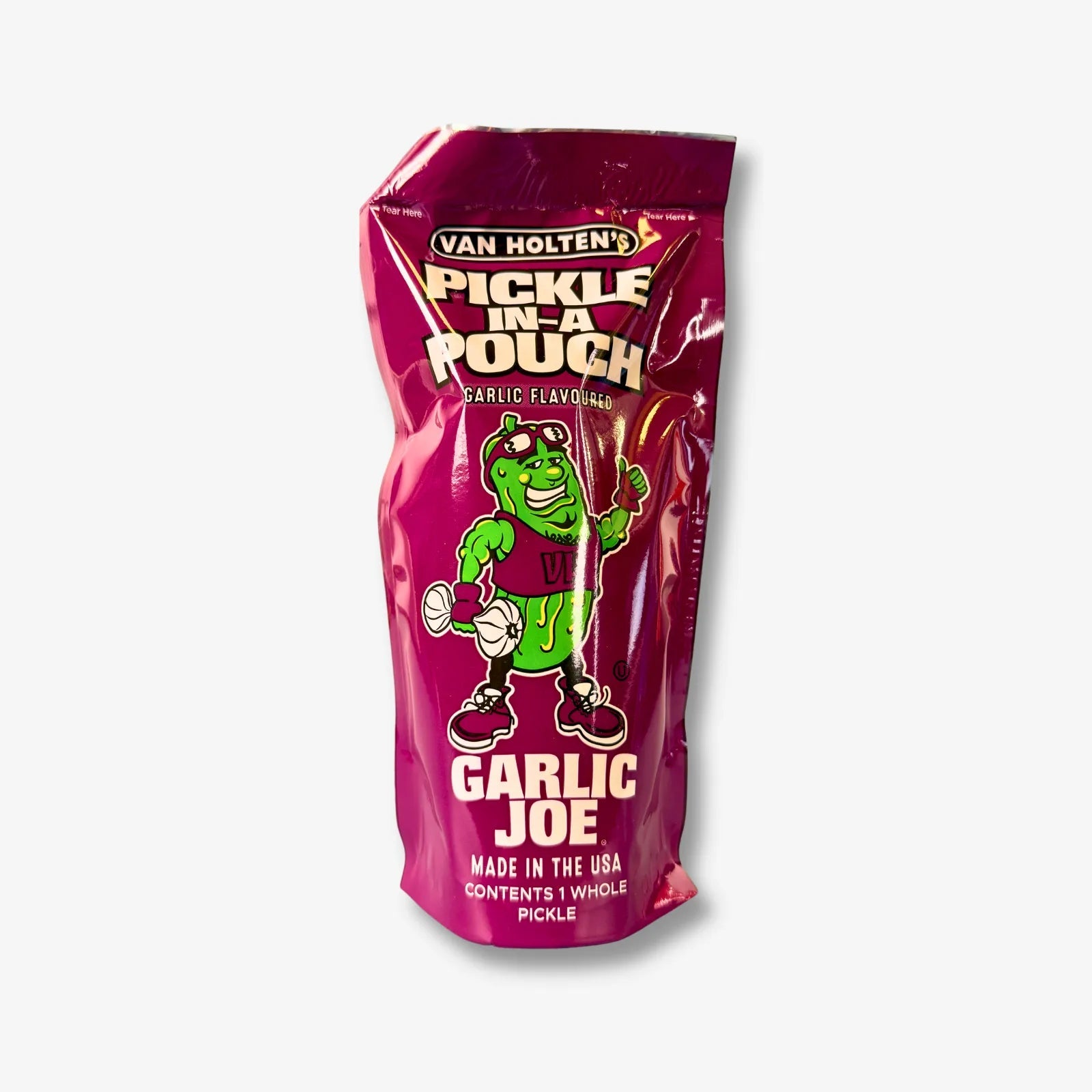 Van Holten’s Pickle Gurke Garlic Joe 306g - Gewürzgurke mit Knoblauch kaufen - MiMa&