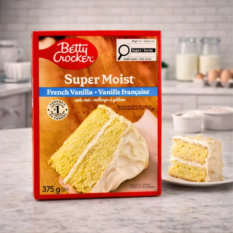 Betty Crocker Cake Mix Super Moist French Vanilla blok1