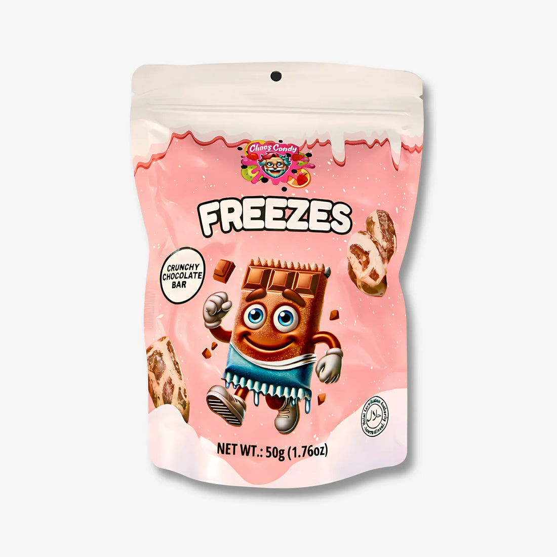 Chaos Candy Freeze Crunchy Chocolate 50g