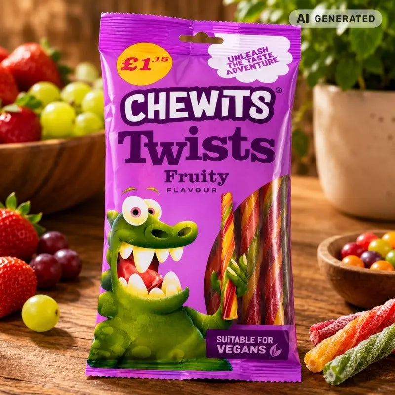 Chewits Twists Fruity 140g-generated