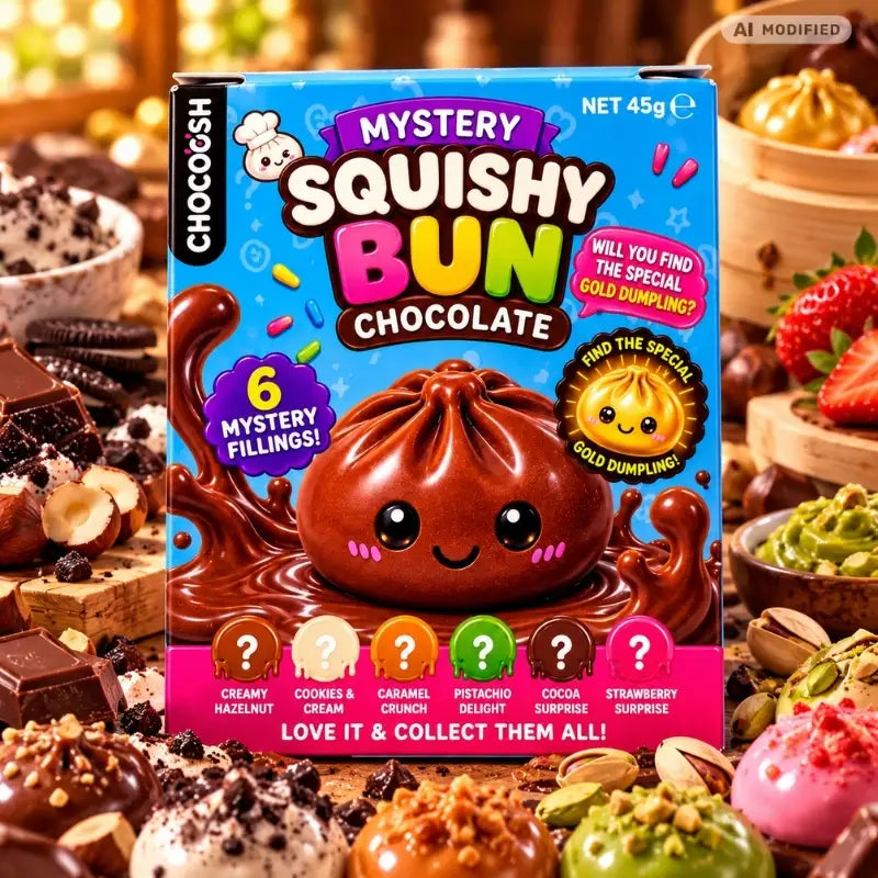 Choccosh Squishy Bun Chocolate 45g-generated