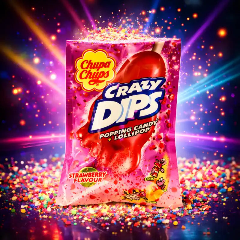 Chupa Chups Crazy Dips Erdbeere 14g blok1
