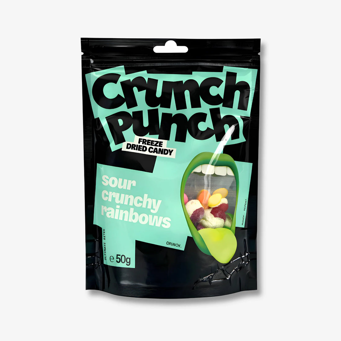 Crunch Punch Freeze Dried Candy Sour Crunchy Rainbow 50g