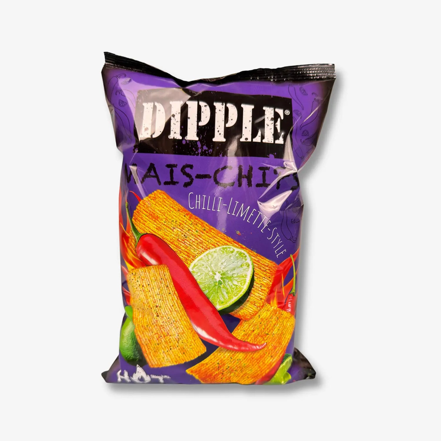 Dipple Mais Chips Chilli-Limette 90g