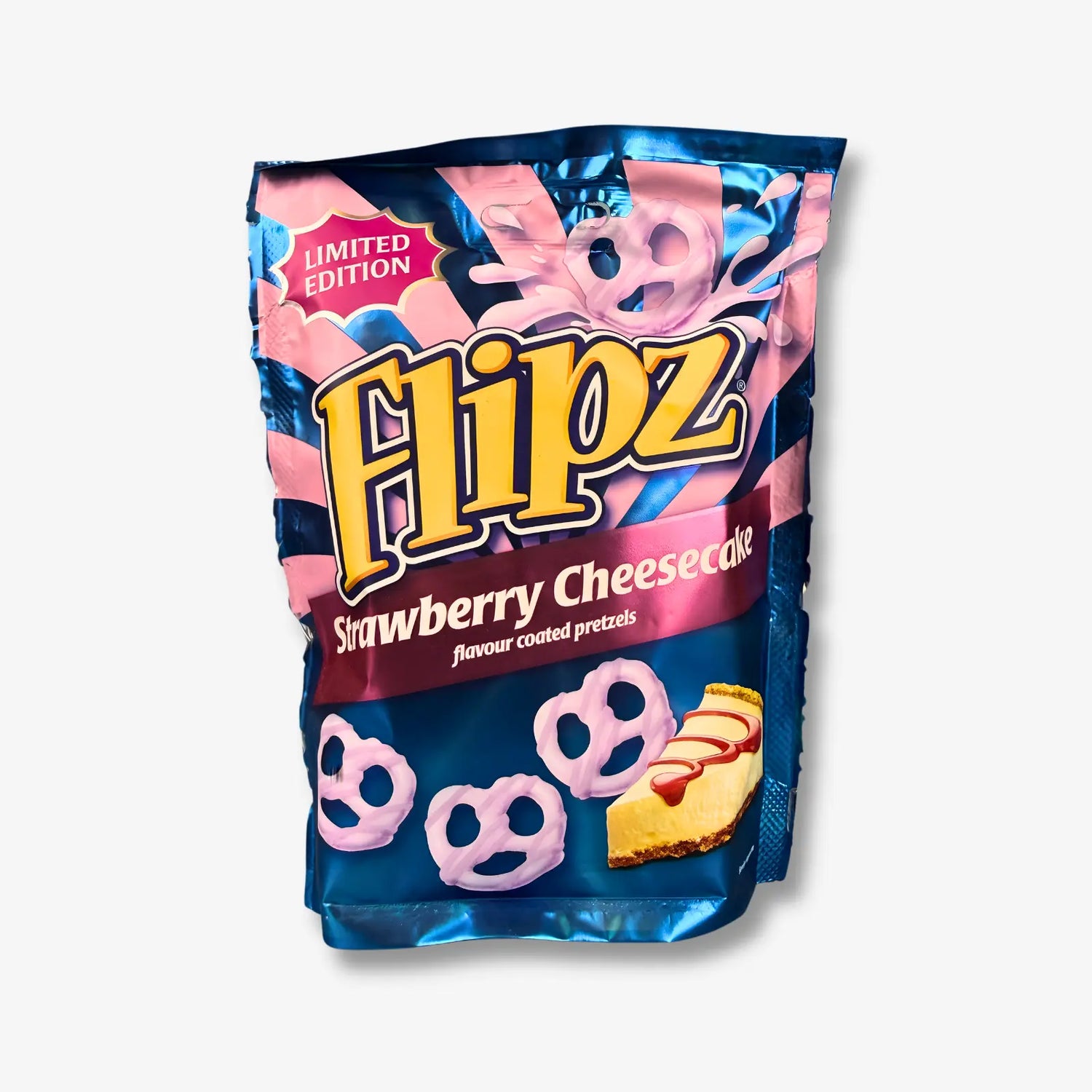 Flipz Coated Pretzels Strawberry Cheesecake Limited Edition 90g