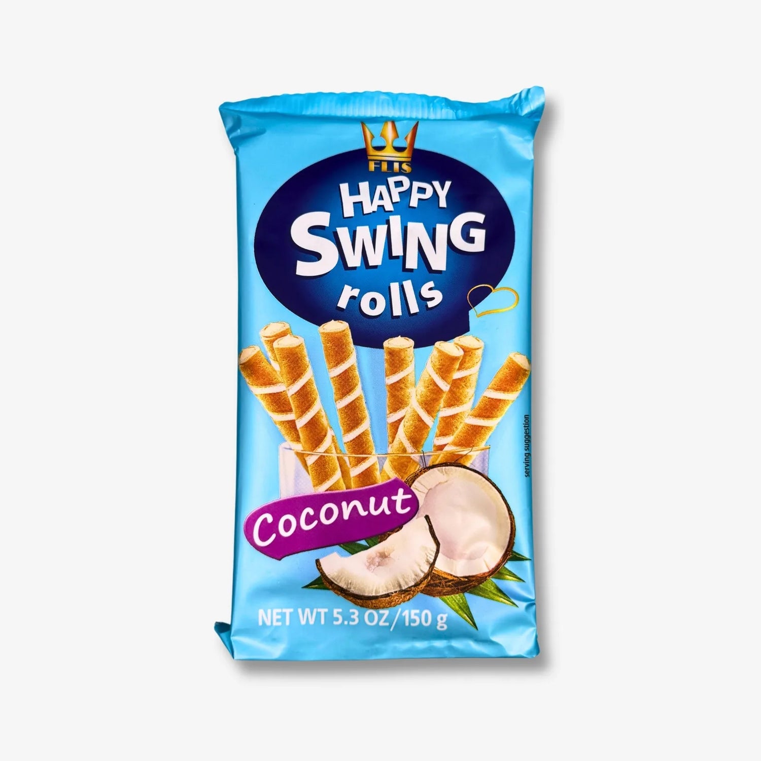 Flis Happy Swing Rolls Coconut 150g1