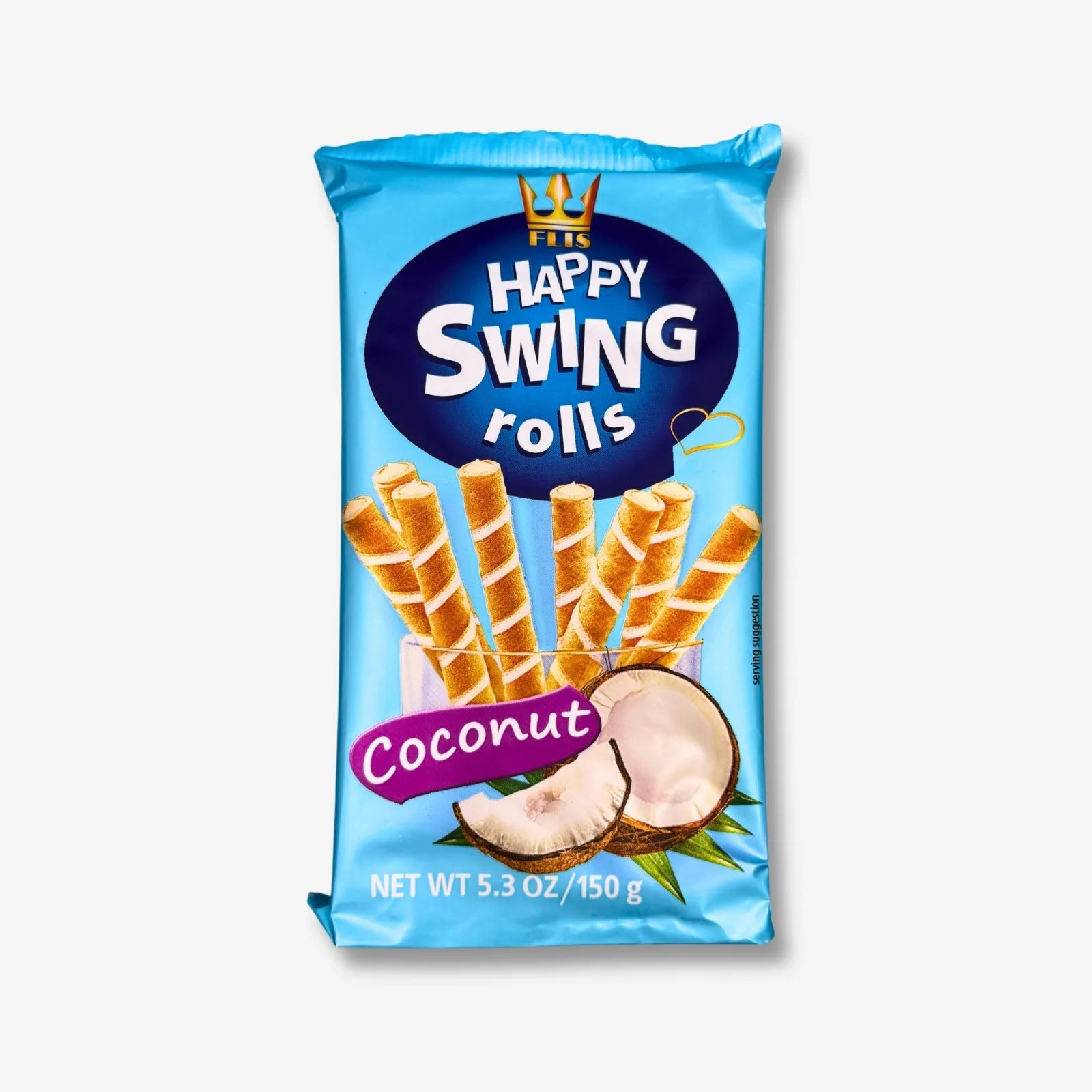 Flis Happy Swing Rolls Coconut 150g1