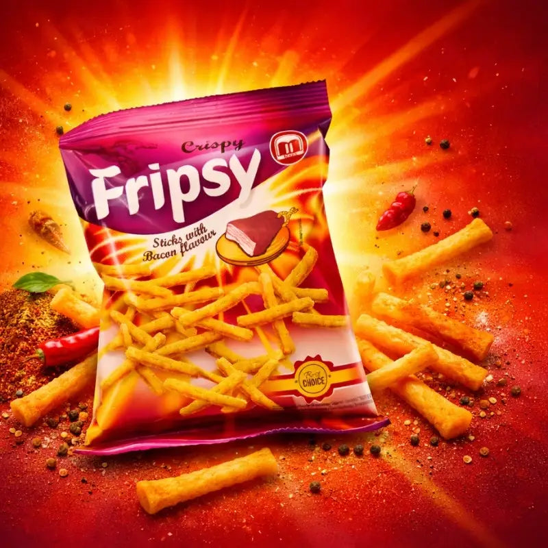Fripsy Crispy Bacon 50g Blok1
