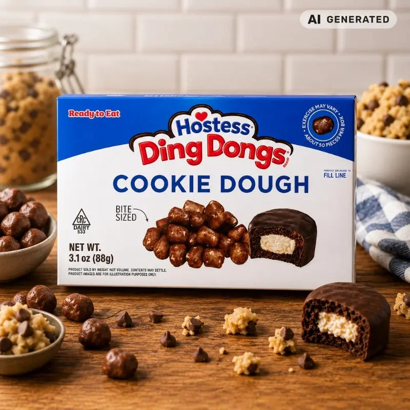 Hostess Cookie Dough Bites Ding Dongs 88g-generated