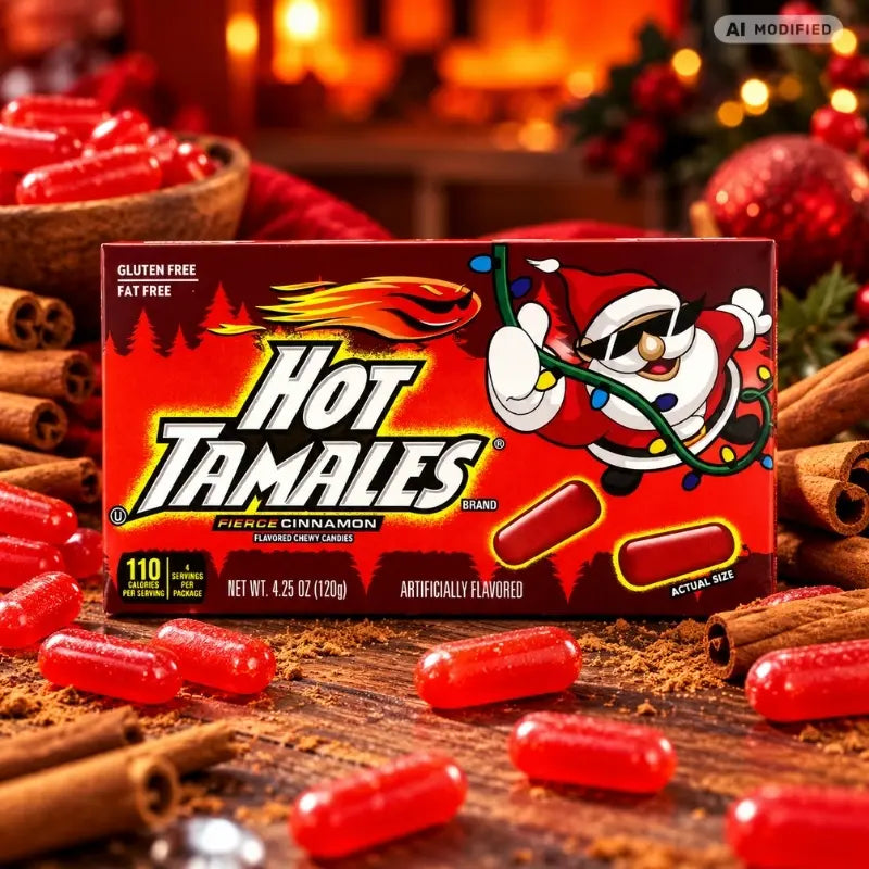 Hot Tamales Fierce Cinnamon Christmas Edition 120g-generated