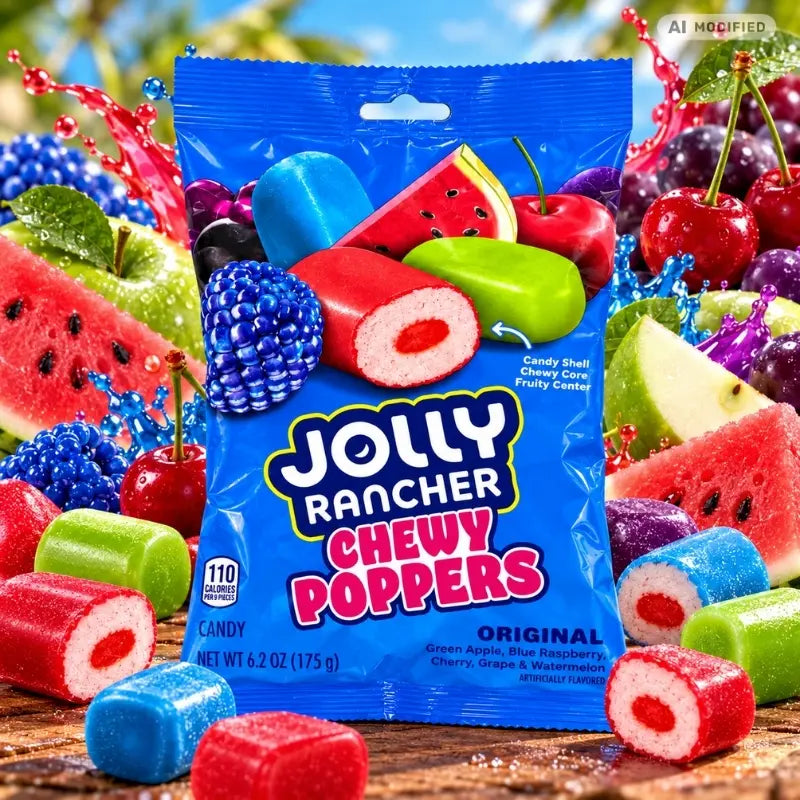 Jolly Rancher Chewy Poppers Original Flavours 175g-generated