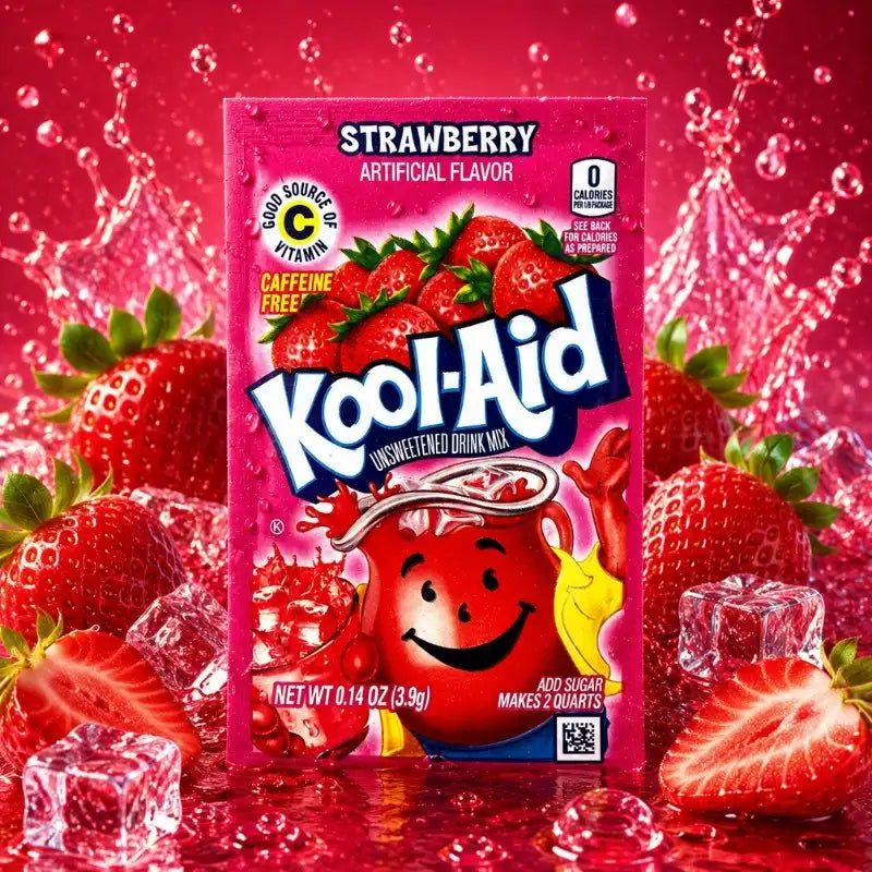 Kool-Aid Getränkepulver Strawberry 3,9g-blok1