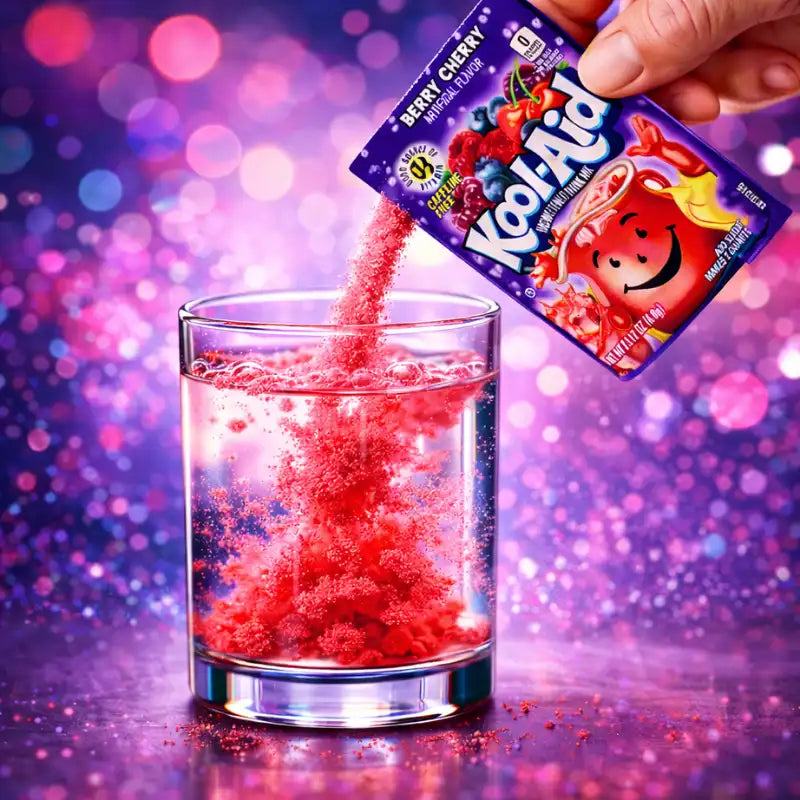 Kool Aid Getränkepulver Blastin Berry Cherry 4,8g blok1