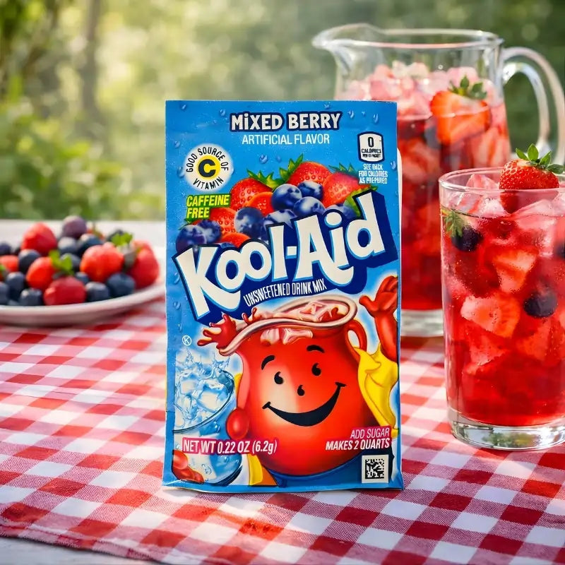 Kool Aid Getränkepulver Mixed Berry 6,2g blok1