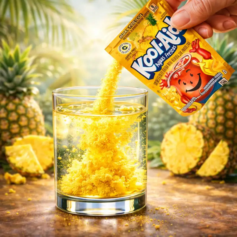 Kool Aid Getränkepulver Pina Pineapple 3,9g blok1