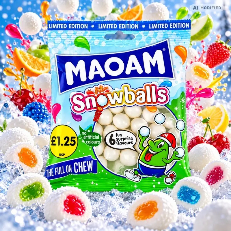Maoam Pinballs Snowballs Limited Edition 140g-generated