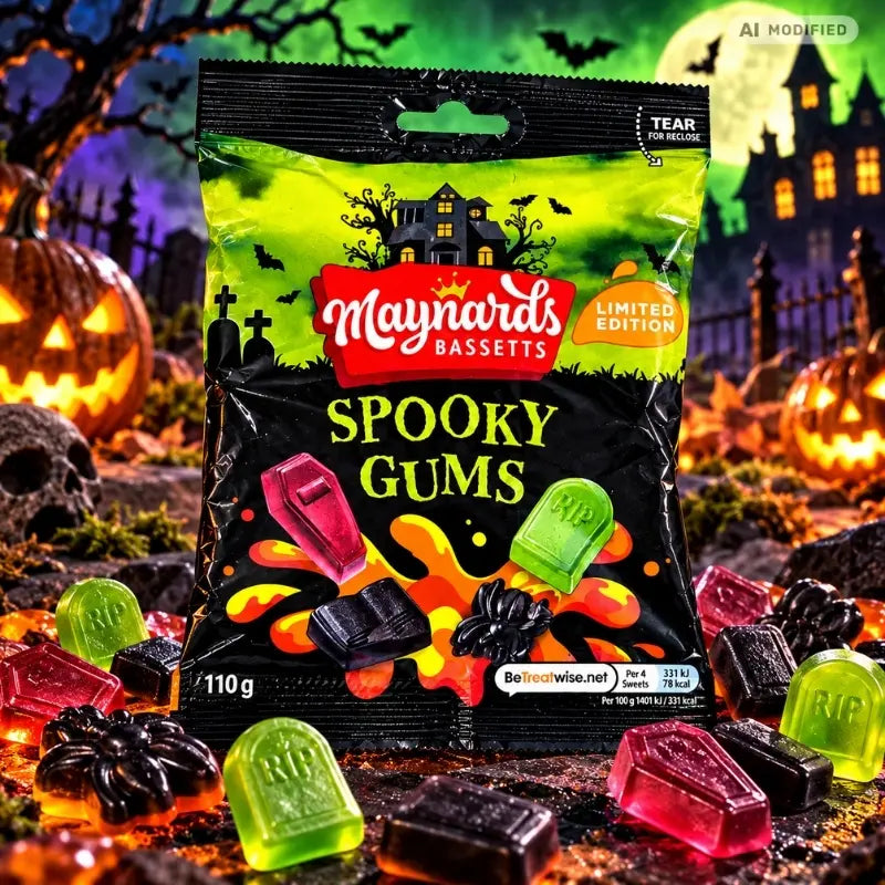 Maynards Bassetts Spooky Gums 110g-generated