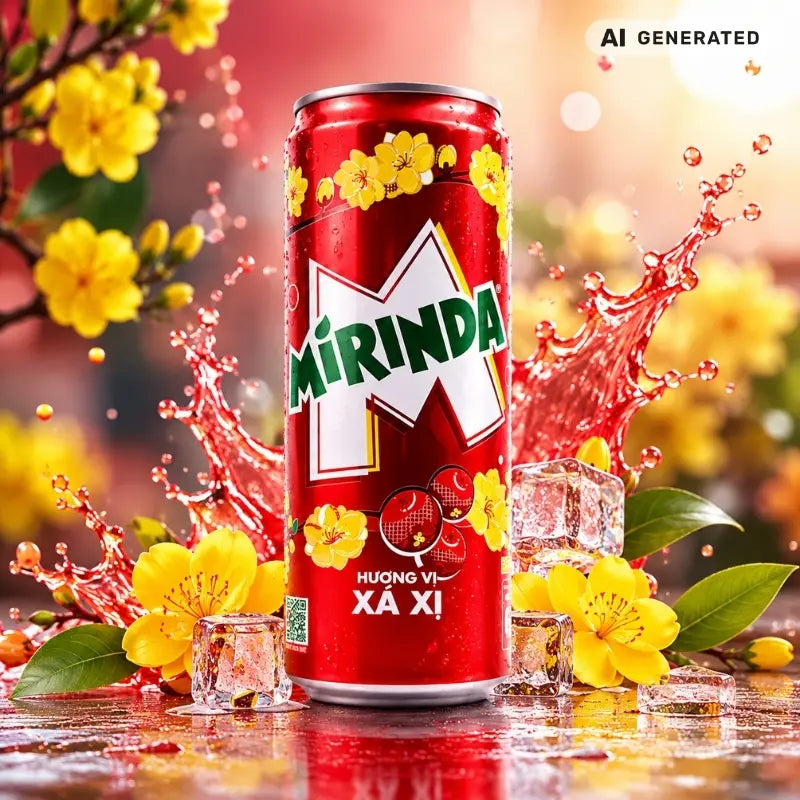 Mirinda Sarsi Vietnam 320ml-aigenerated