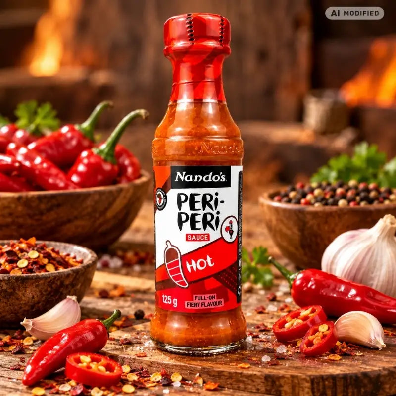 Nando’s PERi-PERi Sauce Hot 125ml-generated