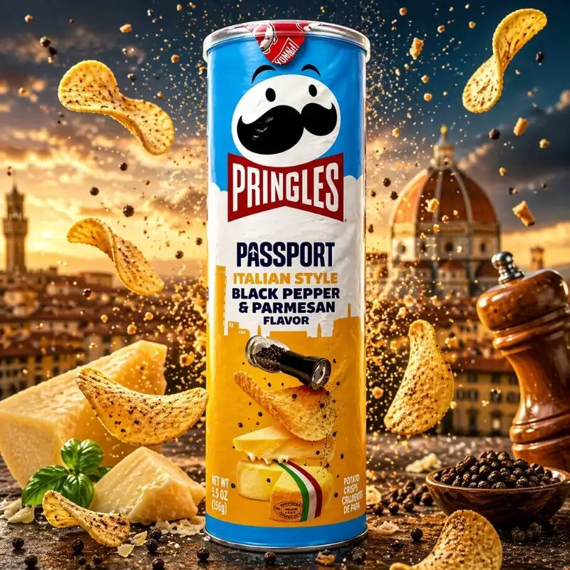 Pringles Italian Style Black Pepper & Parmesan 110g-blok1