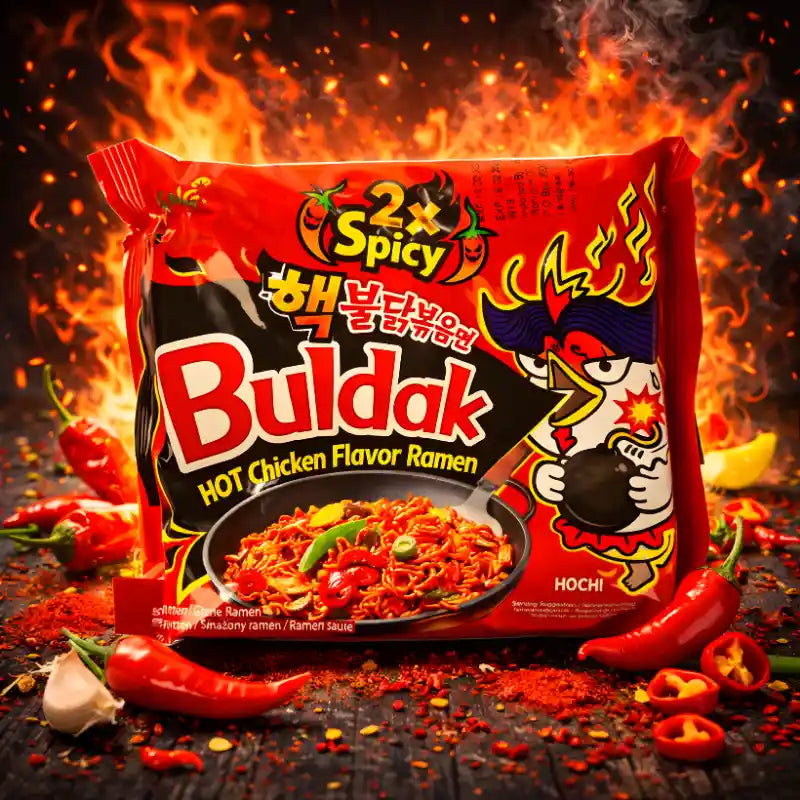 Samyang Buldak 2x Spicy Hot Chicken Ramen 120g blok1