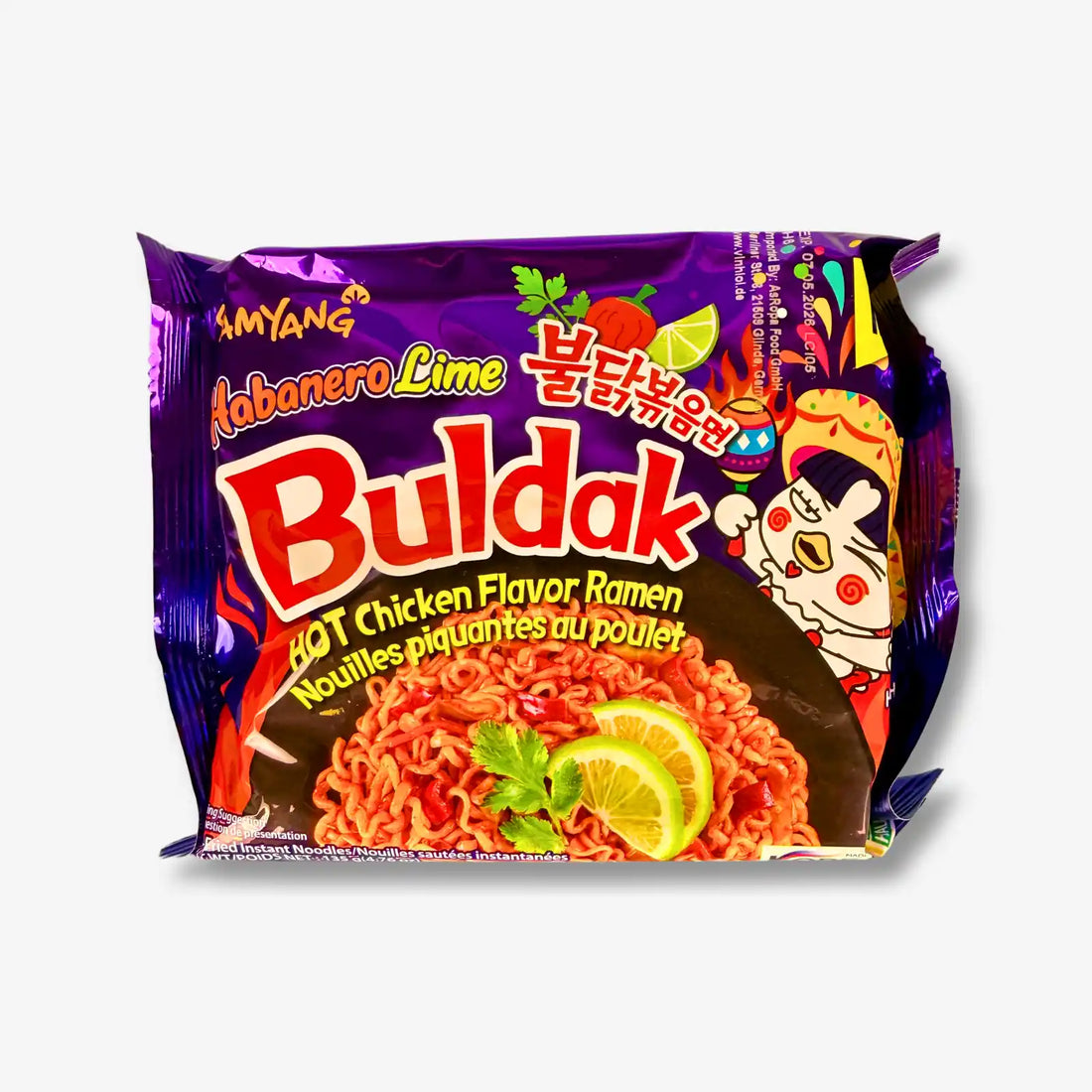 Samyang Buldak Habanero Lime Ramen 140g