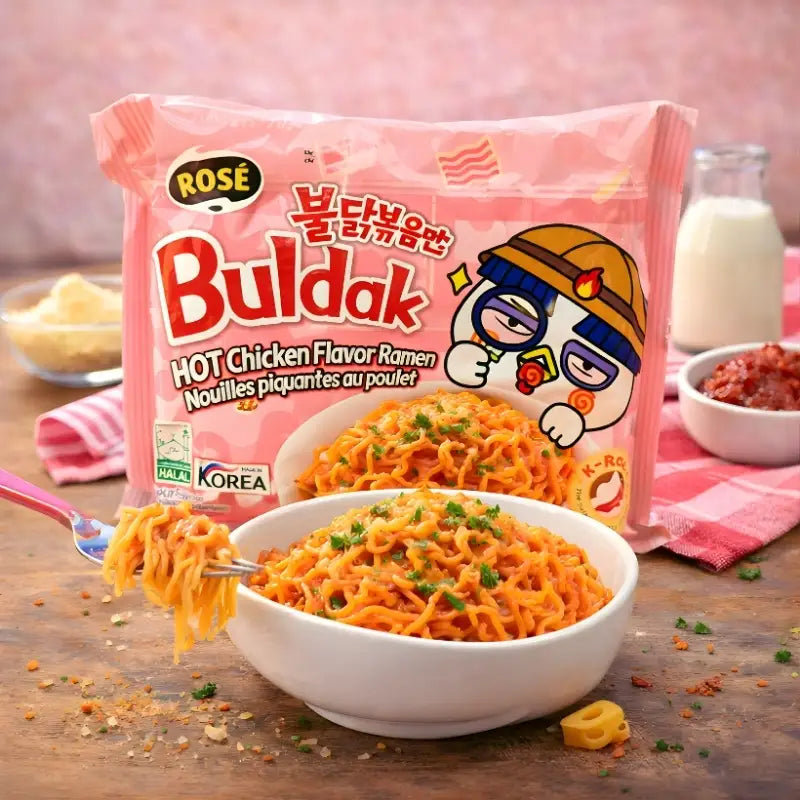 SamyangBuldakRoseRamenHotChickenFlavor140g blok1