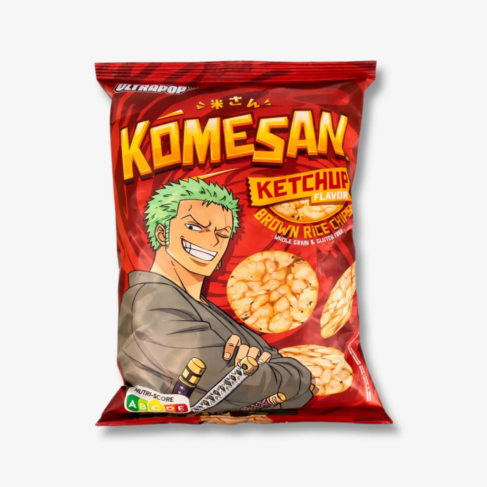 Ultra Pop Komesan Rice Chips Ketchup 60g