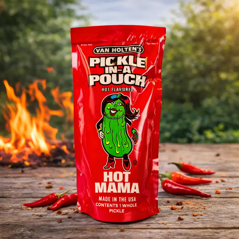 Van Holten’s Hot Mama Pickle Gurke 306g blok1