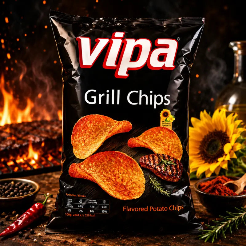Vipa Chips Grill 130g - Würzig Rauchige Chips kaufen - MiMa's Sweets House-blok1