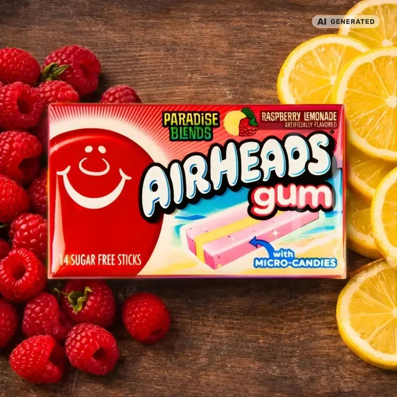 AirheadsGumRaspberryLemonadeKaugummi34g blok1