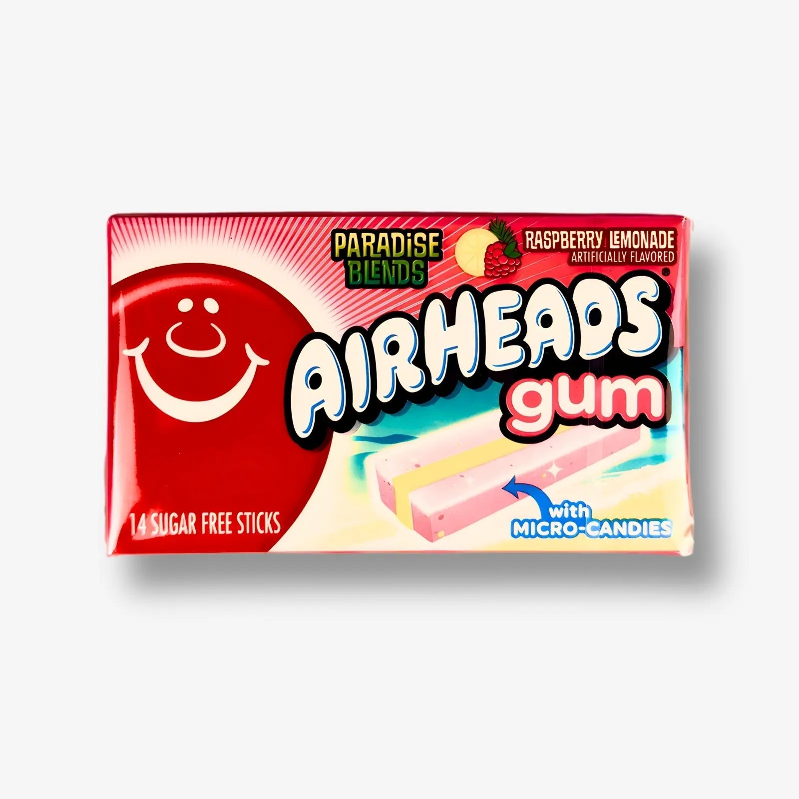 Airheads Gum Raspberry Lemonade Kaugummi 34g - Himbeer - Zitronen Kaugummi kaufen - MiMa&