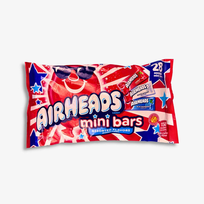 Airheads Mini Bars Red White & Blue Kaubonbons 340g - Fruchtiger Kaubonbon Mix kaufen - MiMa's Sweets House
