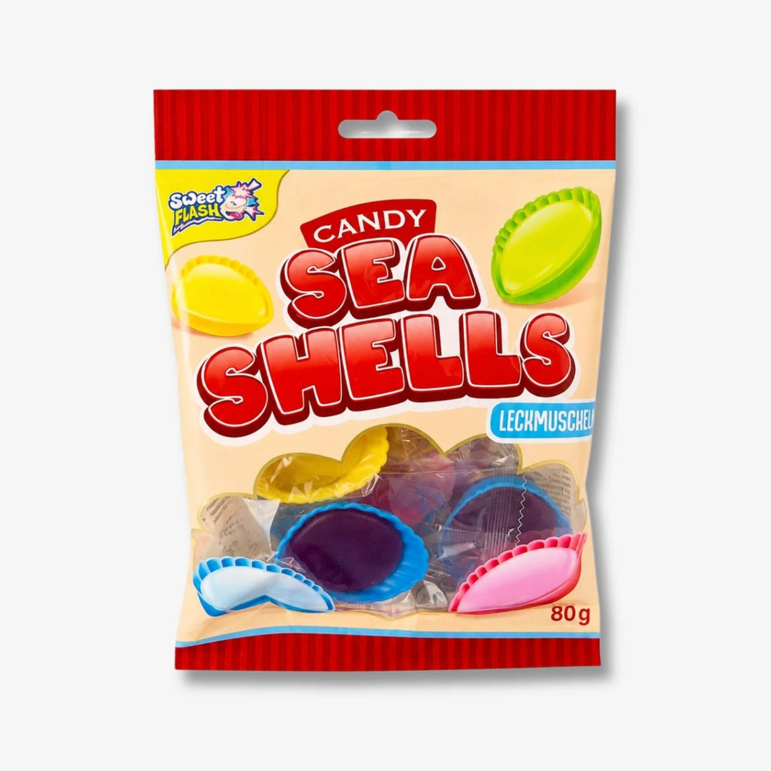 Alks Sea Shell Leckmuscheln 80g - Bunte Muscheln zum Schlecken kaufen - MiMa&