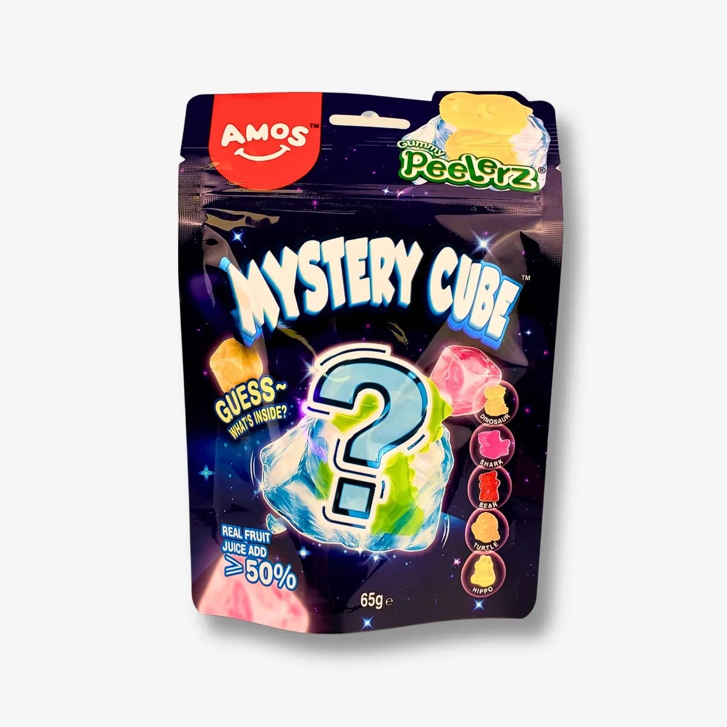 Amos Peelerz Mystery Cube 65g - Mystery Fruchtgummi Cube kaufen - MiMa&