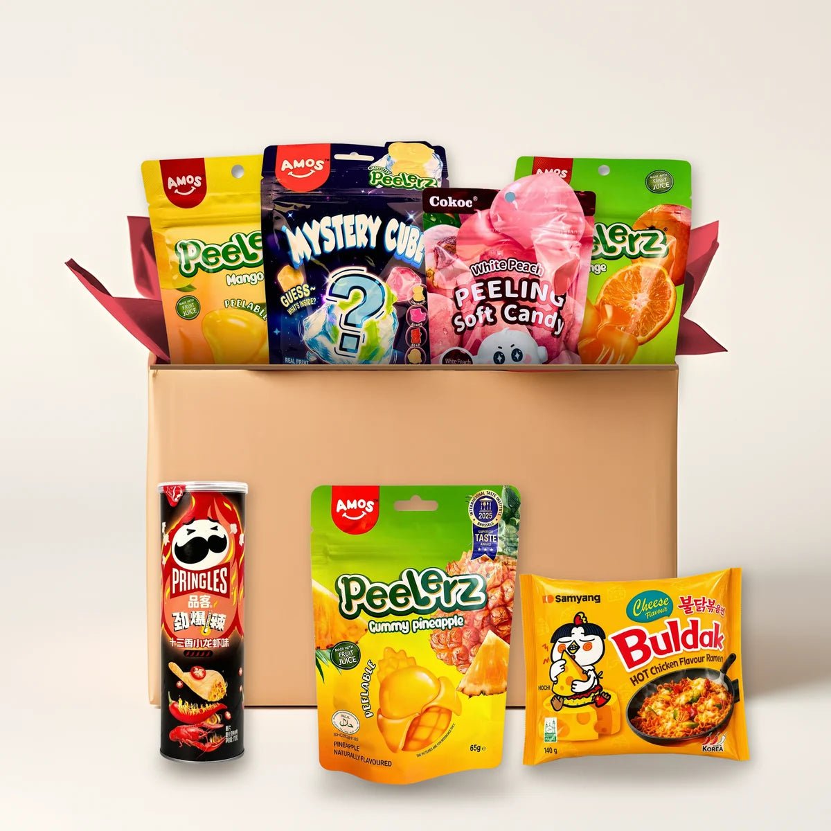 Asia Snack-Reise Box mit 13 Snacks aus China und Südkorea kaufen - MiMa&