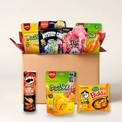 Asia Snack-Reise Box mit 13 Snacks aus China und Südkorea kaufen - MiMa&
