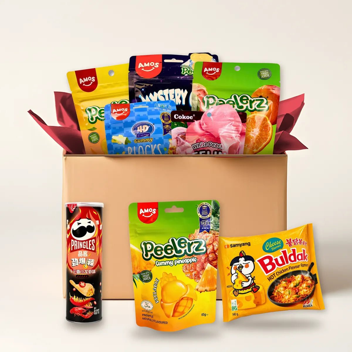 Asia Snack-Reise Box mit 13 Snacks aus China und Südkorea kaufen - MiMa&