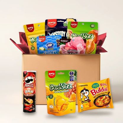 Asia Snack-Reise Box mit 13 Snacks aus China und Südkorea kaufen - MiMa&