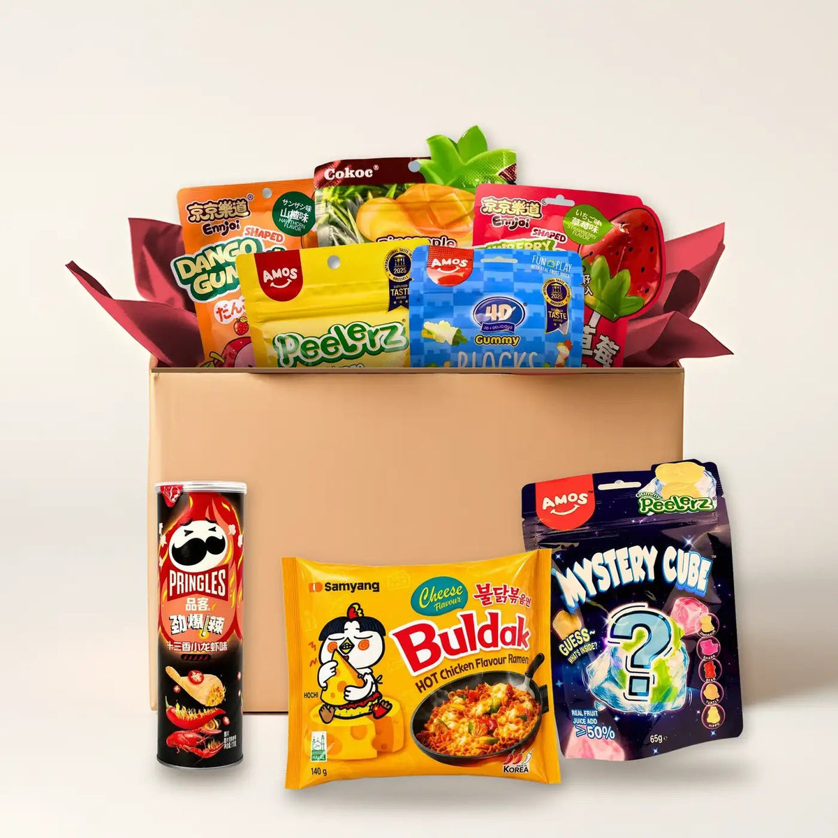 Asia Snack-Reise Box mit 13 Snacks aus China und Südkorea kaufen - MiMa&
