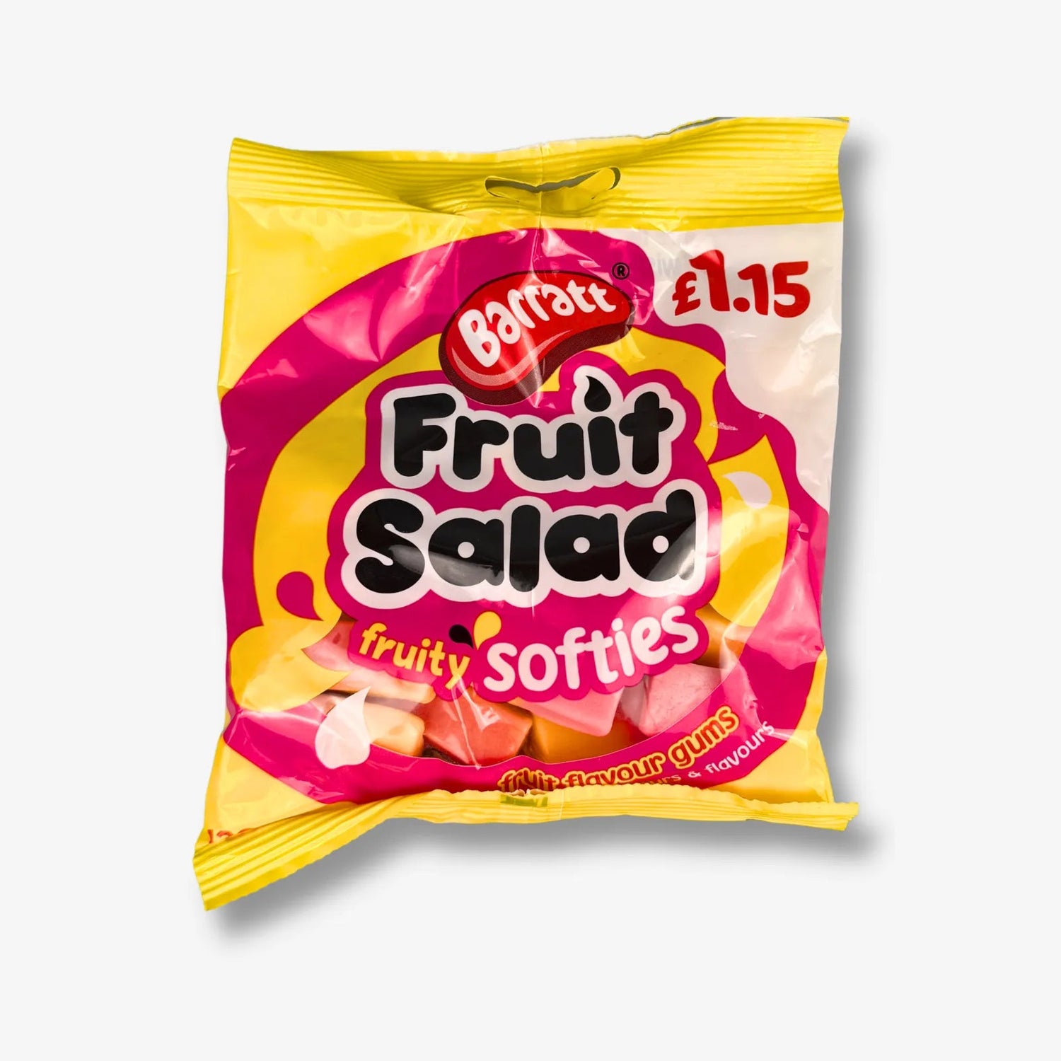 Barratt Fruit Salad Softies 120g - Himbeer - Orangen Fruchtgummi kaufen - MiMa&