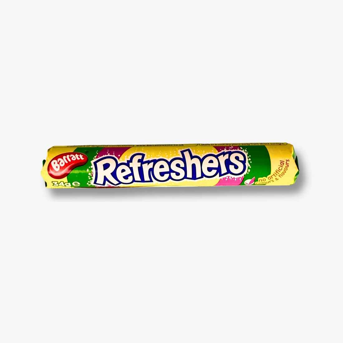 Barratt Refreshers Roll 34g - Sprudelnde Fruchtbonbon Rolle kaufen - MiMa&