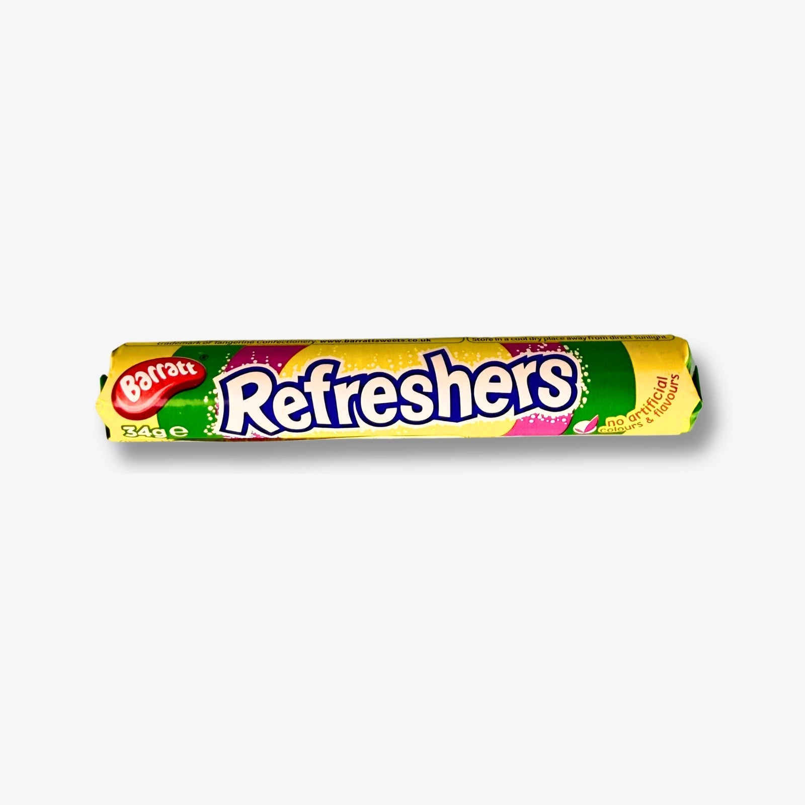 Barratt Refreshers Roll 34g - Sprudelnde Fruchtbonbon Rolle kaufen - MiMa&