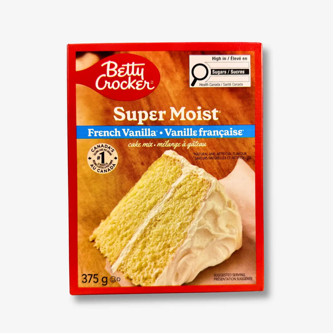 Betty Crocker Cake Mix Super Moist French Vanilla 375g - Backmischung für Vanillekuchen kaufen - MiMa&
