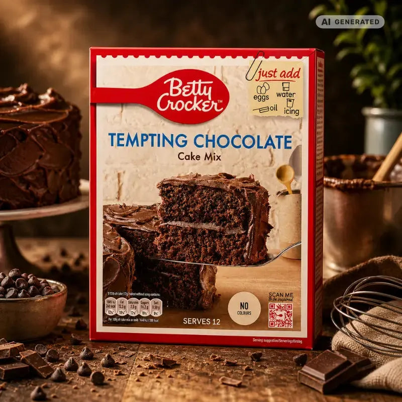 Betty Crocker Cake Mix Tempting Chocolate 425g - Schokokuchen Backmischung kaufen - MiMa's Sweets House-blok1