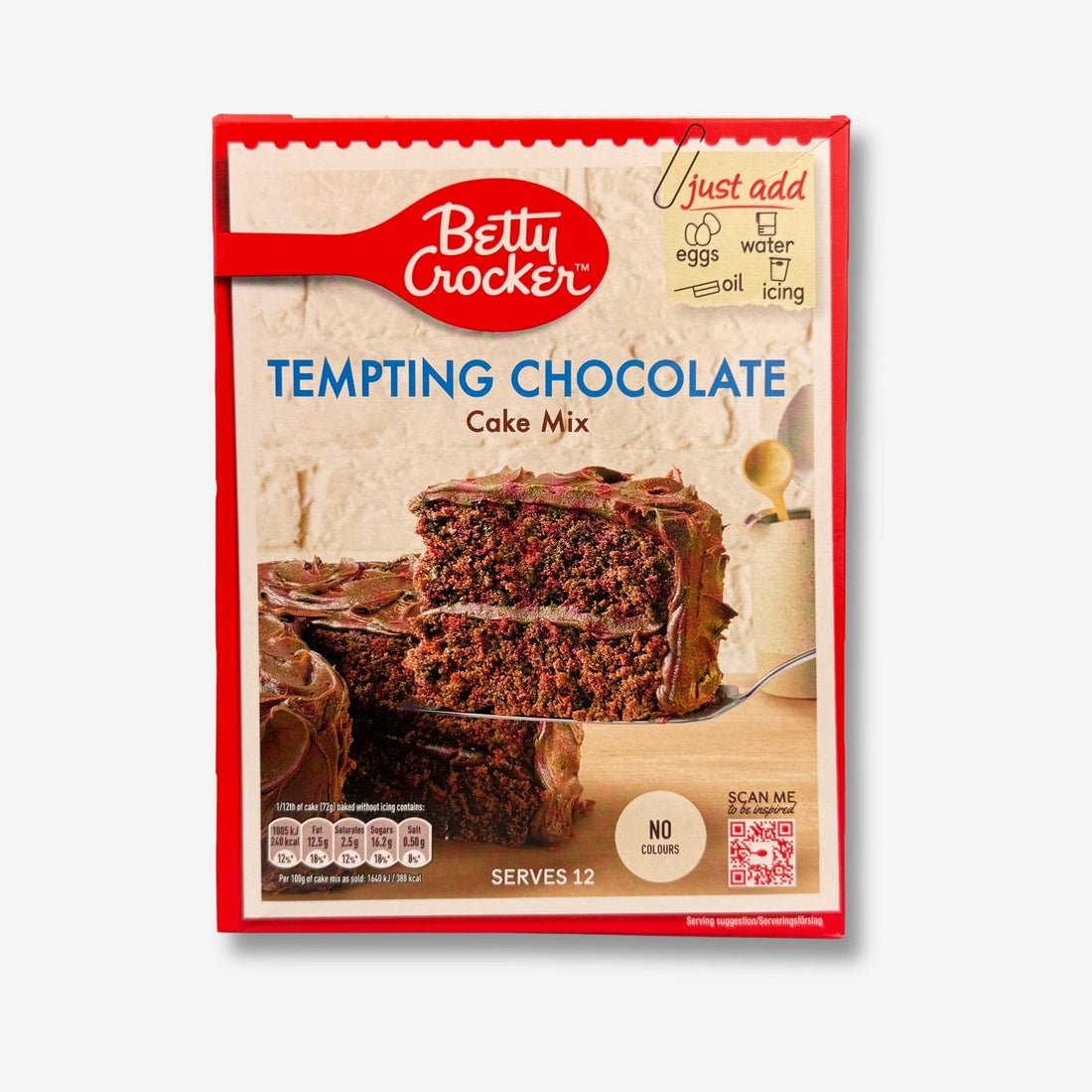Betty Crocker Cake Mix Tempting Chocolate 425g - Schokokuchen Backmischung kaufen - MiMa&