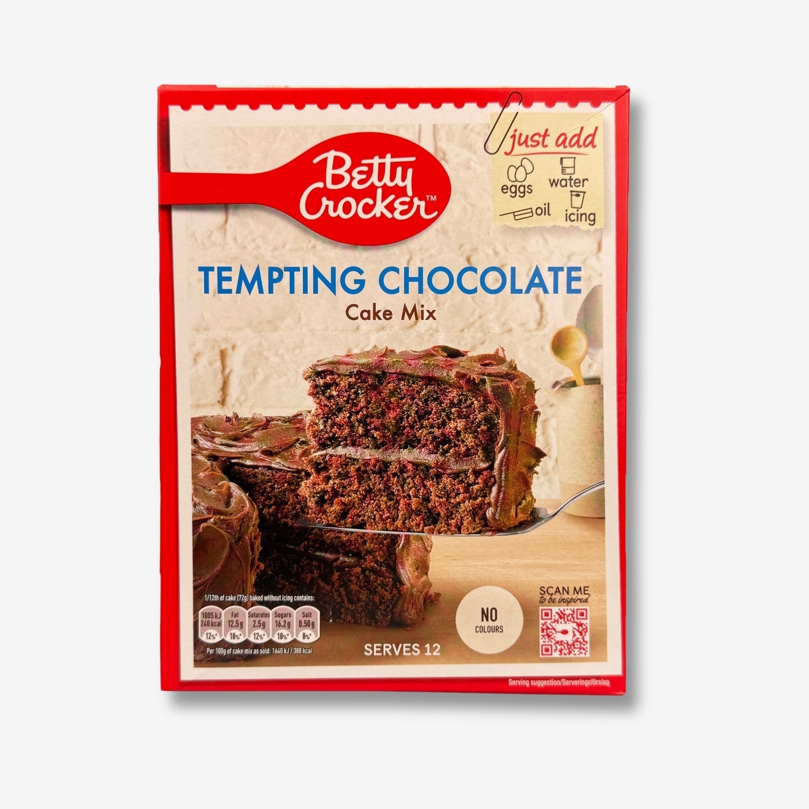 Betty Crocker Cake Mix Tempting Chocolate 425g - Schokokuchen Backmischung kaufen - MiMa&