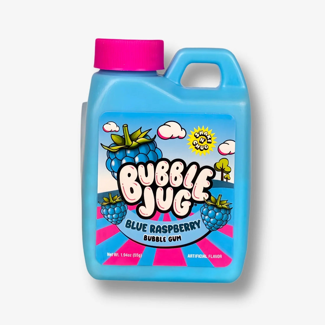 Bubble Jug Blue Raspberry 56g - Blaue Himbeere als Kaugummipulver kaufen - MiMa&