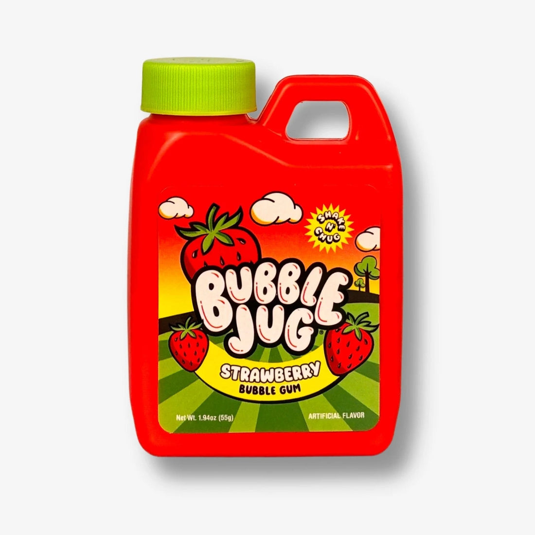 Bubble Jug Strawberry 56g – Kultiges Kaugummi - Pulver mit Erdbeer - Geschmack kaufen - MiMa&