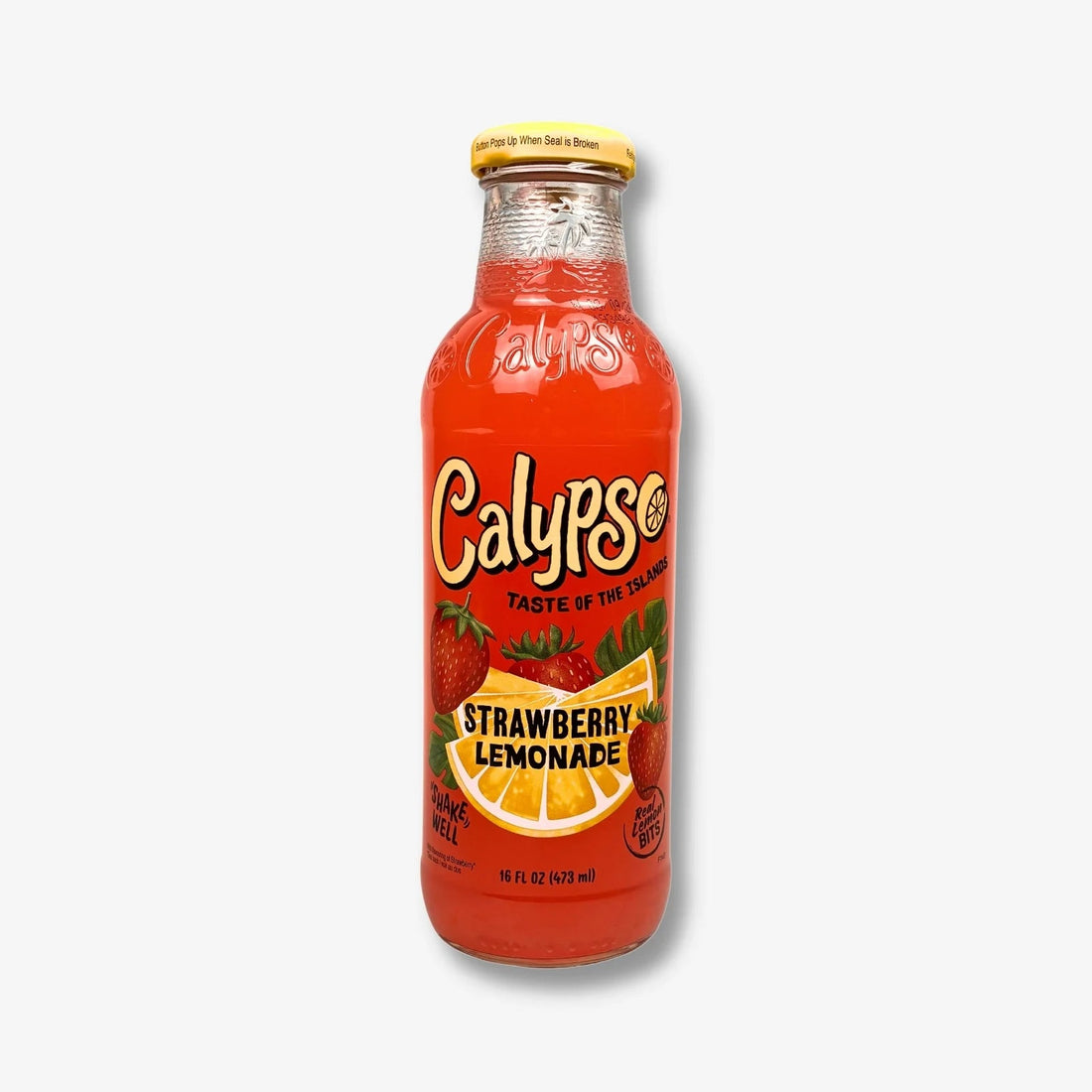 Calypso Strawberry Lemonade 473ml - Spritzige Erdbeerlimonade kaufen - MiMa&